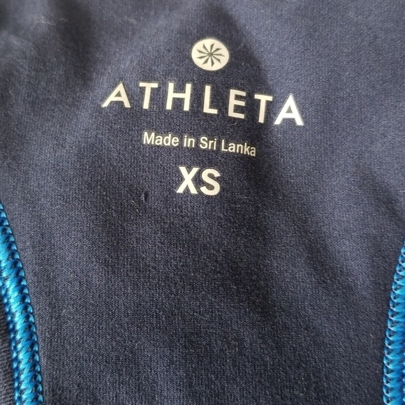 Athleta Navy Blue Racerback Athletic Tank Top - Picture 5 of 6